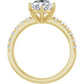 Oval Engagement Ring in Yellow Gold 
