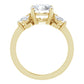 Yellow Gold Round Engagement Ring