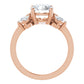 Rose Gold Round Engagement Ring