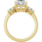 Yellow Gold Oval Engagement Ring