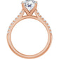 Rose Gold Round Engagement Ring