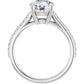 White Gold Round Engagement Ring