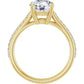 Yellow Gold Round Engagement Ring