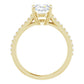 Yellow Gold Oval Engagement Ring