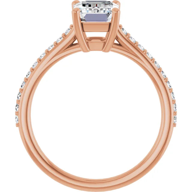 Emerald Engagement Ring