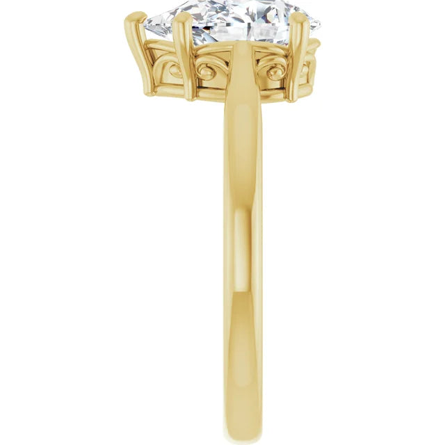 Pear Solitaire Engagement Ring