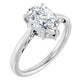 Pear Solitaire Engagement Ring