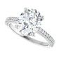 White Gold Oval Engagement Ring