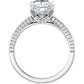 White Gold Round Engagement Ring