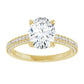 Yellow Gold Oval Engagement Ring