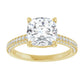 Yellow Gold Round Engagement Ring