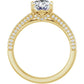 Yellow Gold Oval Engagement Ring