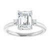 Emerald Cut Engagement Ring
