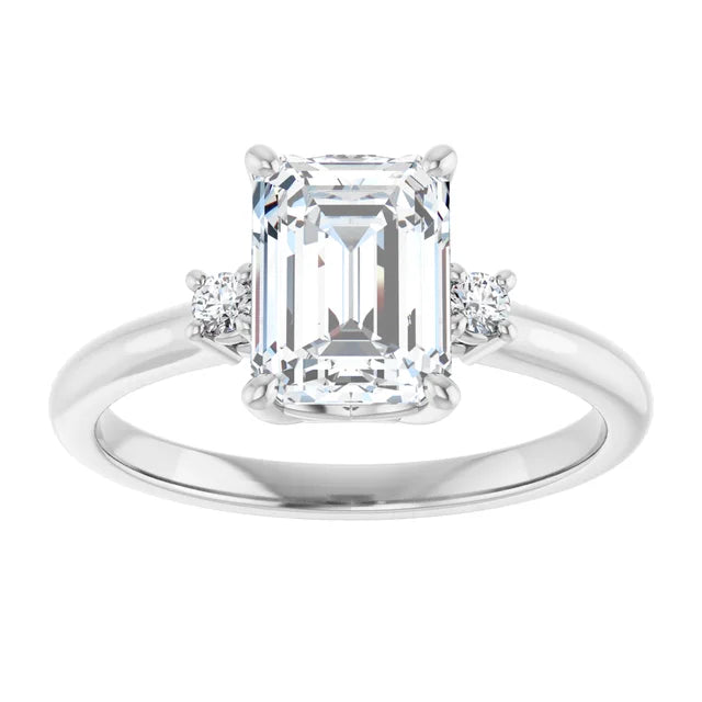 Emerald Cut Engagement Ring