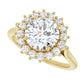 Yellow Gold Round Engagement Ring