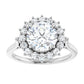 Round Engagement Ring