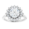 Round Engagement Ring
