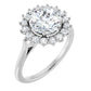Round Engagement Ring