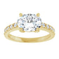Yellow Gold Oval Engagement Ring