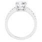 White Gold Round Engagement Ring