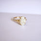Yellow Gold ESplit Shank Oval Solitaire Engagement Ring