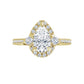 Yellow Gold Pear Engagement Ring