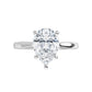Pear Solitaire Engagement Ring