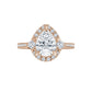 Rose Gold Emerald Engagement Ring