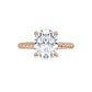 Rose Gold Oval Solitaire Engagement Ring